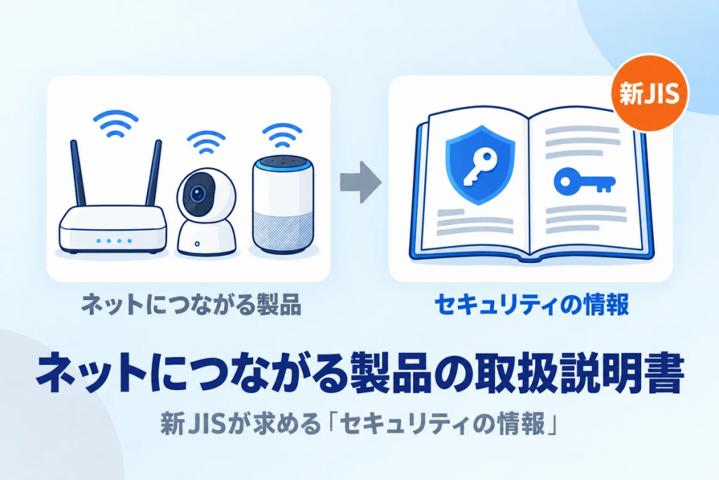 ネットにつながる製品の取扱説明書　新JISが求める「セキュリティの情報」